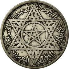 Coin, Morocco, Mohammed V, 100 Francs, 1953, Paris, EF(40-45), Silver, KM:52