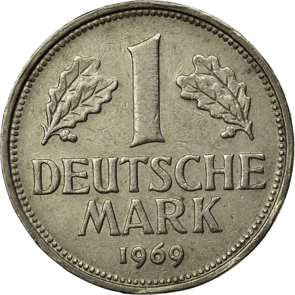 Münze, Bundesrepublik Deutschland, Mark, 1969, Munich, SS, Copper-nickel