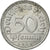 Coin, GERMANY, WEIMAR REPUBLIC, 50 Pfennig, 1921, Berlin, EF(40-45), Aluminum