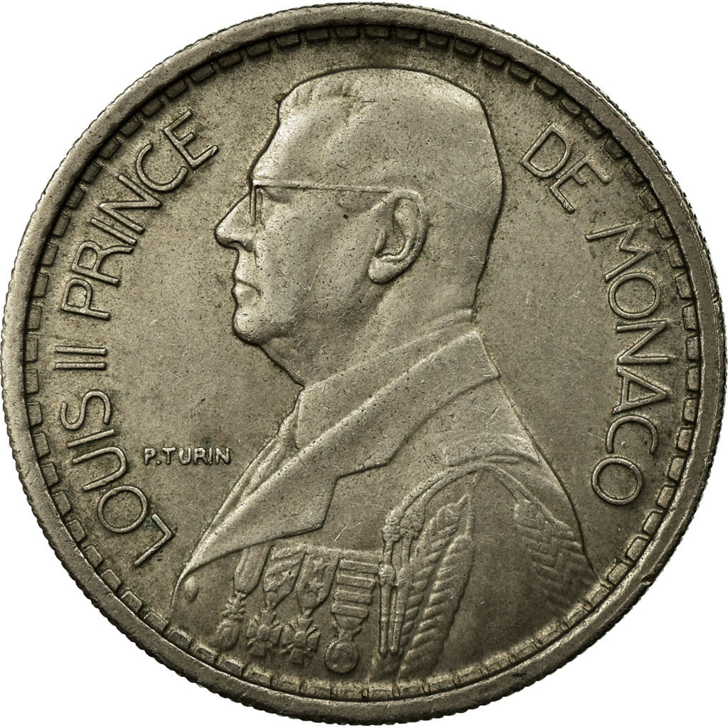 Moneta, Monaco, Louis II, 10 Francs, 1946, Paris, BB, Rame-nichel, KM:123