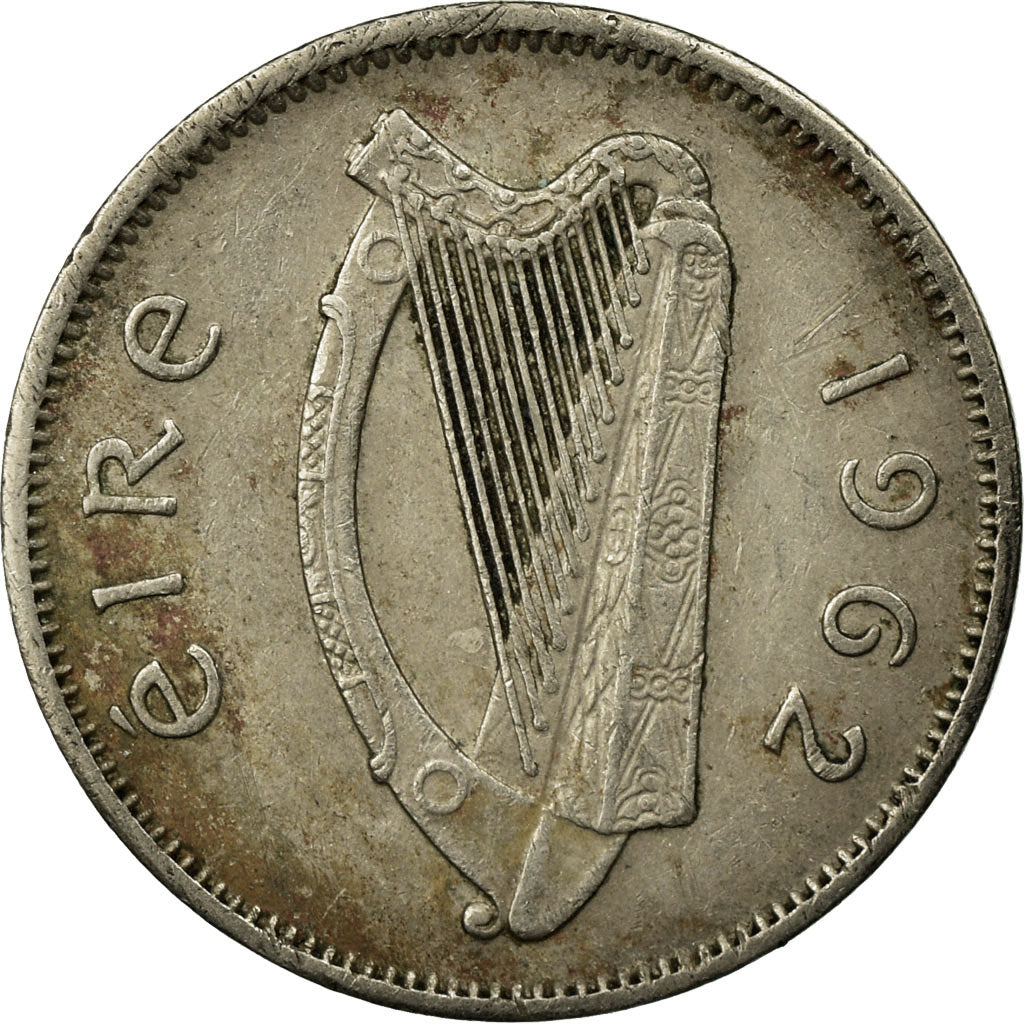 Coin, IRELAND REPUBLIC, 6 Pence, 1962, VF(20-25), Copper-nickel, KM:13a