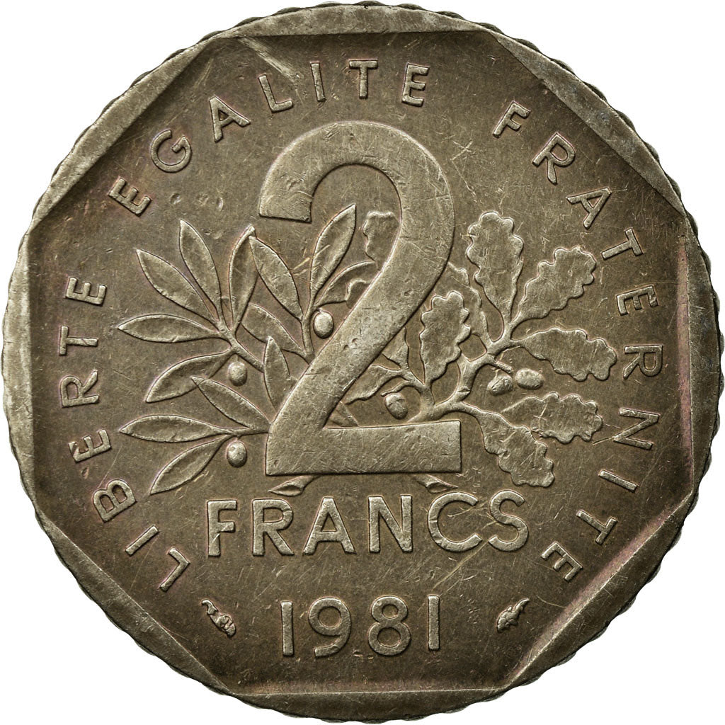 Coin, France, Semeuse, 2 Francs, 1981, Paris, VF(20-25), Nickel, KM:942.1