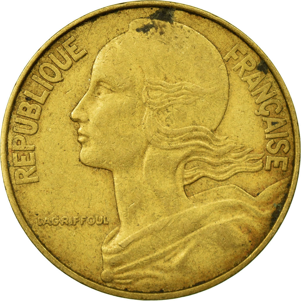 Munten, Frankrijk, Marianne, 20 Centimes, 1984, Paris, FR+, Aluminum-Bronze