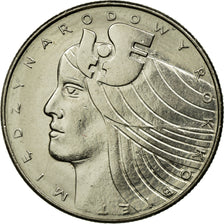 Coin, Poland, 20 Zlotych, 1975, Warsaw, VF(30-35), Copper-nickel, KM:75