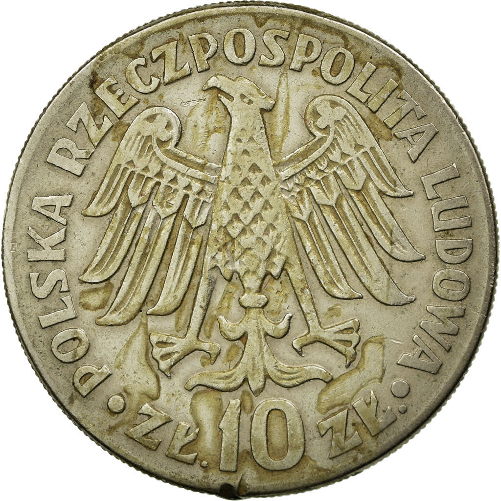 Monnaie, Pologne, 10 Zlotych, 1964, Warsaw, TB+, Copper-nickel, KM:52.2