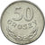 Moeda, Polónia, 50 Groszy, 1986, Warsaw, VF(30-35), Alumínio, KM:48.2