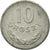 Moeda, Polónia, 10 Groszy, 1968, Warsaw, VF(30-35), Alumínio, KM:AA47