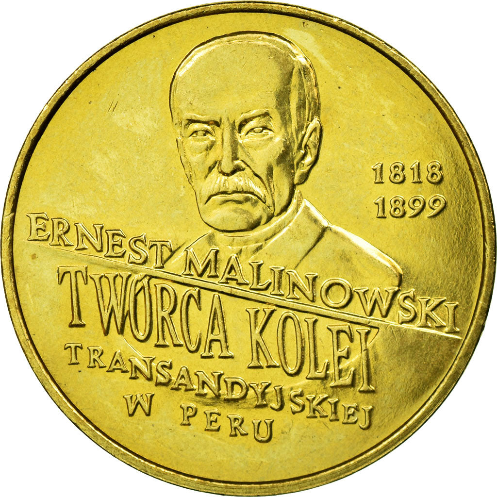 Coin, Poland, 2 Zlote, 1999, Warsaw, AU(55-58), Brass, KM:358