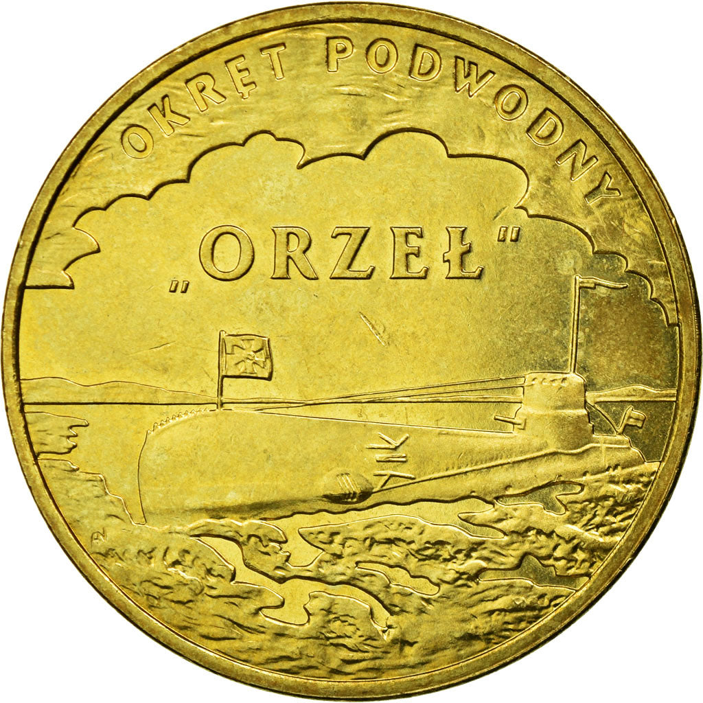 Coin, Poland, 2 Zlote, 2012, Warsaw, EF(40-45), Brass, KM:837