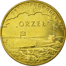 Coin, Poland, 2 Zlote, 2012, Warsaw, EF(40-45), Brass, KM:837