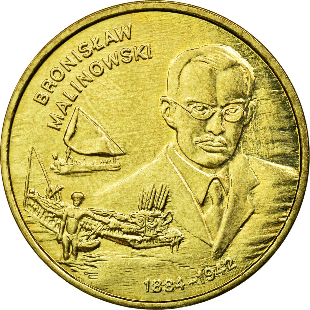 Coin, Poland, 2 Zlote, 2002, Warsaw, EF(40-45), Brass, KM:431