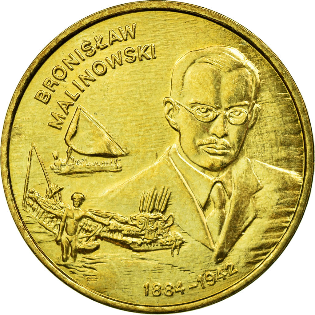 Coin, Poland, 2 Zlote, 2002, Warsaw, AU(50-53), Brass, KM:431