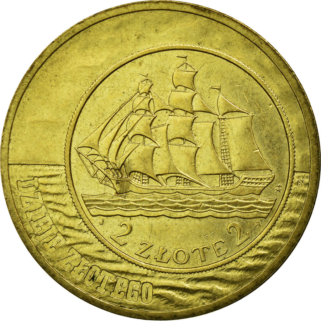 Moneta, Polonia, 2 Zlote, 2005, Warsaw, BB, Ottone, KM:521