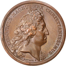 France, Medal, Louis XIV, History, Mauger, AU(55-58), Copper, Divo:266