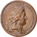 France, Medal, Louis XIV, History, Mauger, AU(55-58), Copper, Divo:266