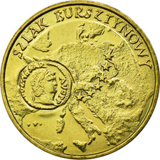 Coin, Poland, 2 Zlote, 2001, Warsaw, EF(40-45), Brass, KM:410
