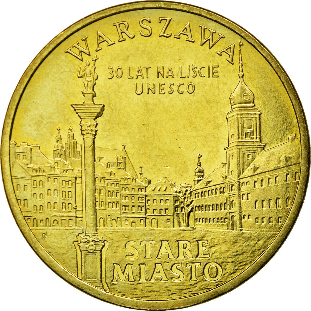 Coin, Poland, 2 Zlote, 2010, Warsaw, EF(40-45), Brass, KM:751