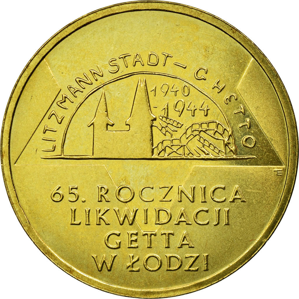 Moeda, Polónia, 2 Zlote, 2009, Warsaw, EF(40-45), Latão, KM:692
