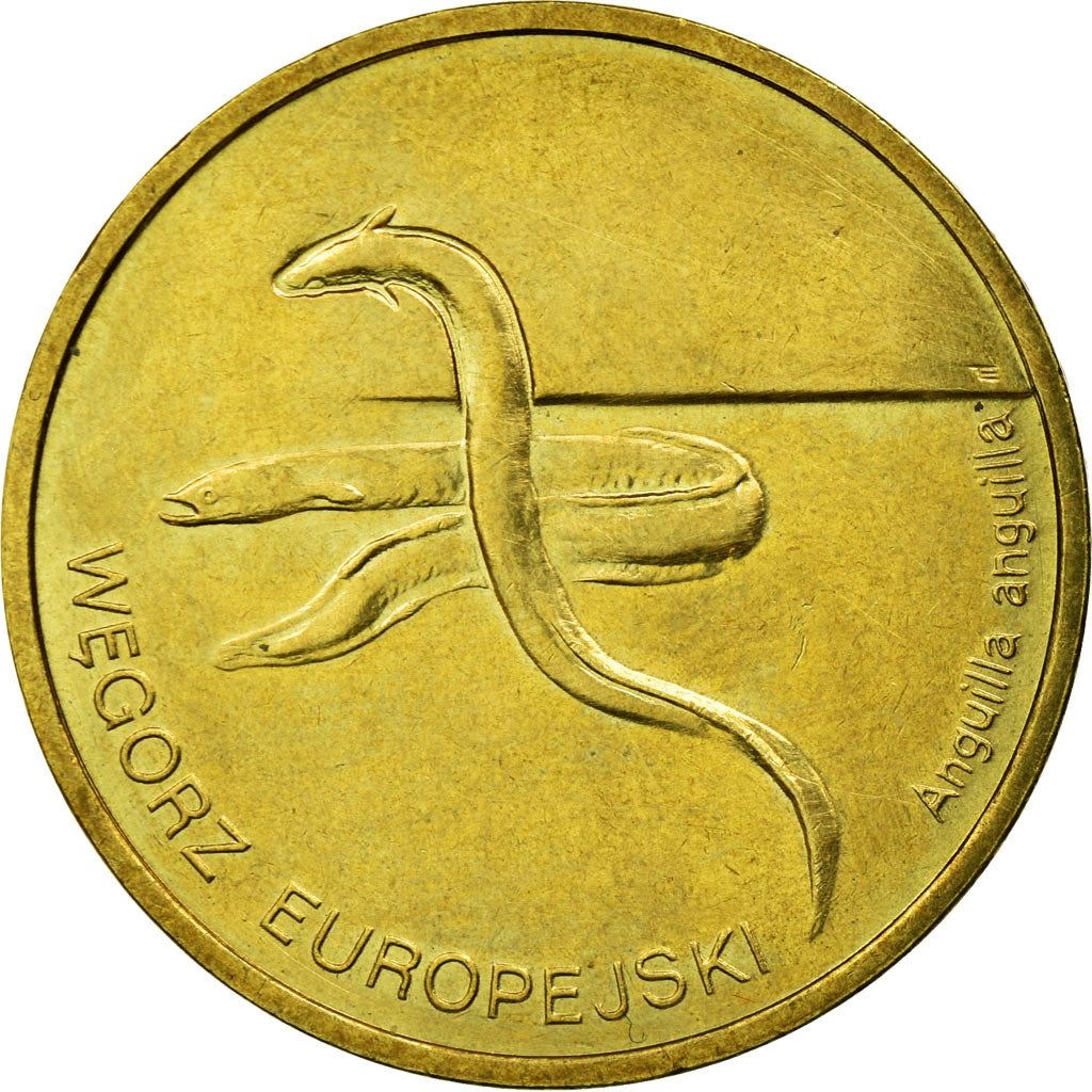 Coin, Poland, 2 Zlote, 2003, Warsaw, EF(40-45), Brass, KM:445