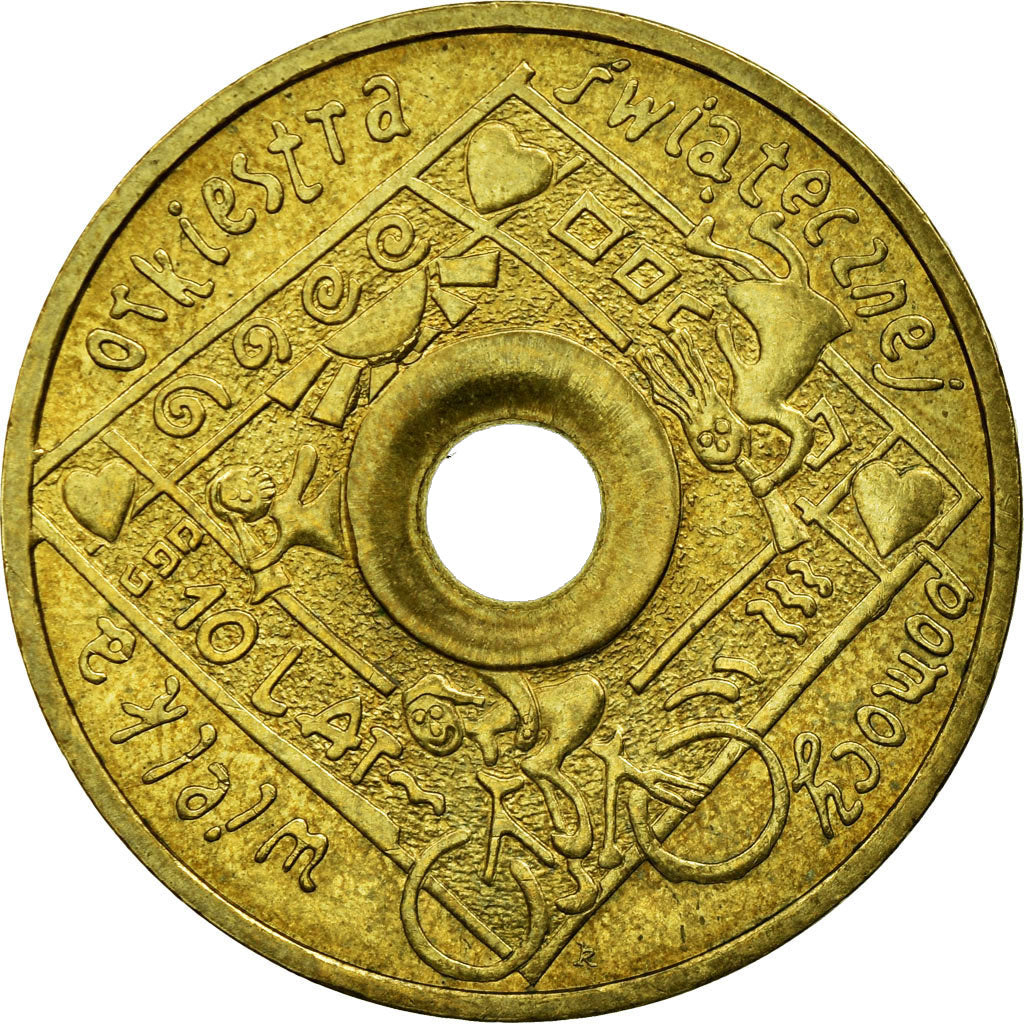 Coin, Poland, 2 Zlote, 2003, Warsaw, EF(40-45), Brass, KM:446
