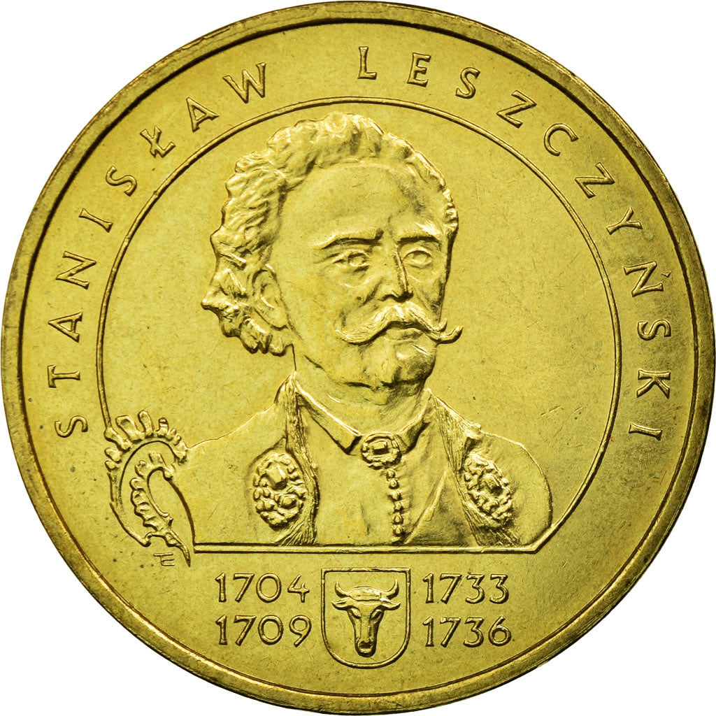 Coin, Poland, 2 Zlote, 2003, Warsaw, EF(40-45), Brass, KM:473