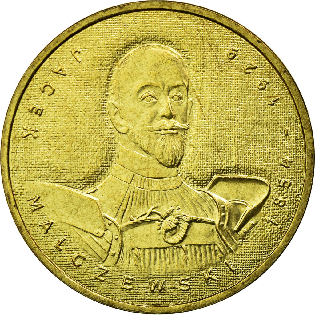 Coin, Poland, 2 Zlote, 2003, Warsaw, EF(40-45), Brass, KM:477