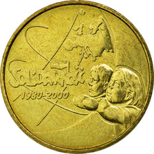Coin, Poland, 2 Zlote, 2000, Warsaw, EF(40-45), Brass, KM:394