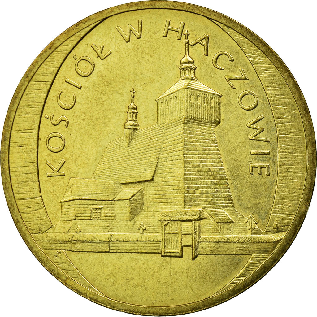 Münze, Polen, 2 Zlote, 2006, Warsaw, SS, Messing, KM:547