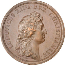 FRANCE, Politics, Society, War, Louis XIV, Medal, AU(50-53), Mauger, Copper,...