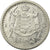 Moeda, Mónaco, Louis II, 2 Francs, Undated (1943), Paris, VF(30-35), Alumínio