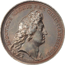 Louis XIV, Pyramide élevée à Rome, Médaille, Divo 77