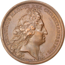 France, Medal, Louis XIV, Politics, Society, War, Mauger, TTB+, Cuivre, Divo:271