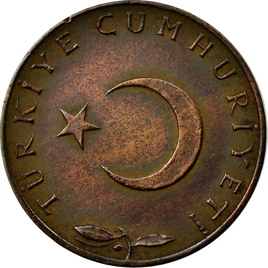 Coin, Turkey, 5 Kurus, 1968, VF(20-25), Bronze, KM:890.1