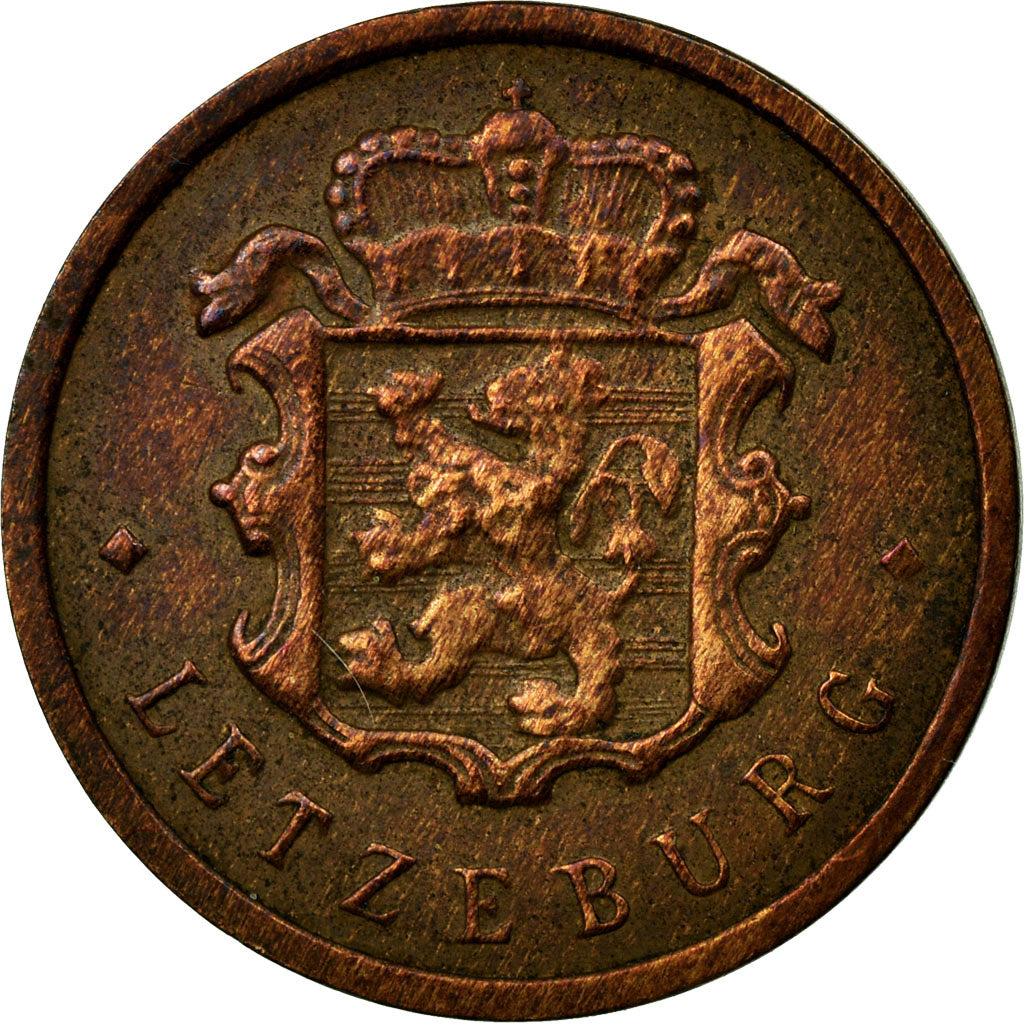 Munten, Luxemburg, Charlotte, 25 Centimes, 1947, FR+, Bronze, KM:45