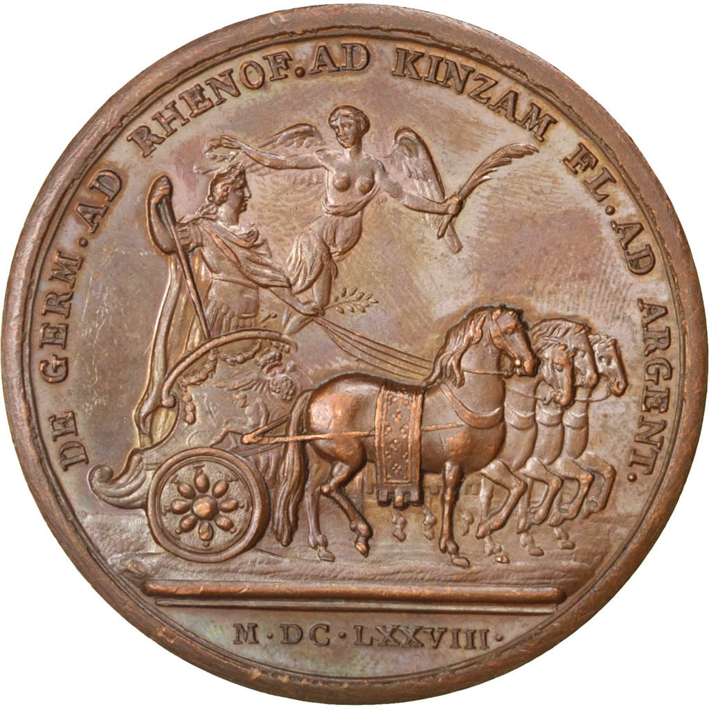 Louis XIV, Campagne d'Allemagne, Médaille, Divo 174