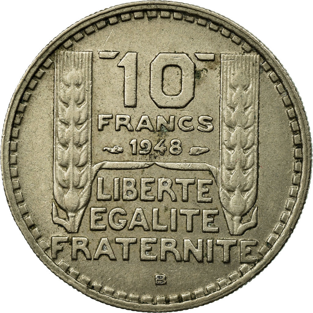 Coin, France, Turin, 10 Francs, 1948, Beaumont - Le Roger, EF(40-45)