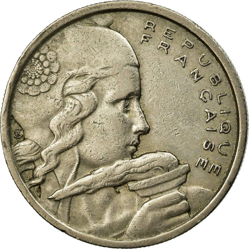 Münze, Frankreich, Cochet, 100 Francs, 1957, SS, Copper-nickel, KM:919.1