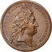 France, Medal, Louis XIV, Politics, Society, War, Mauger, AU(50-53), Copper