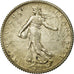 Moneta, Francia, Semeuse, Franc, 1916, Paris, MB+, Argento, KM:844.1