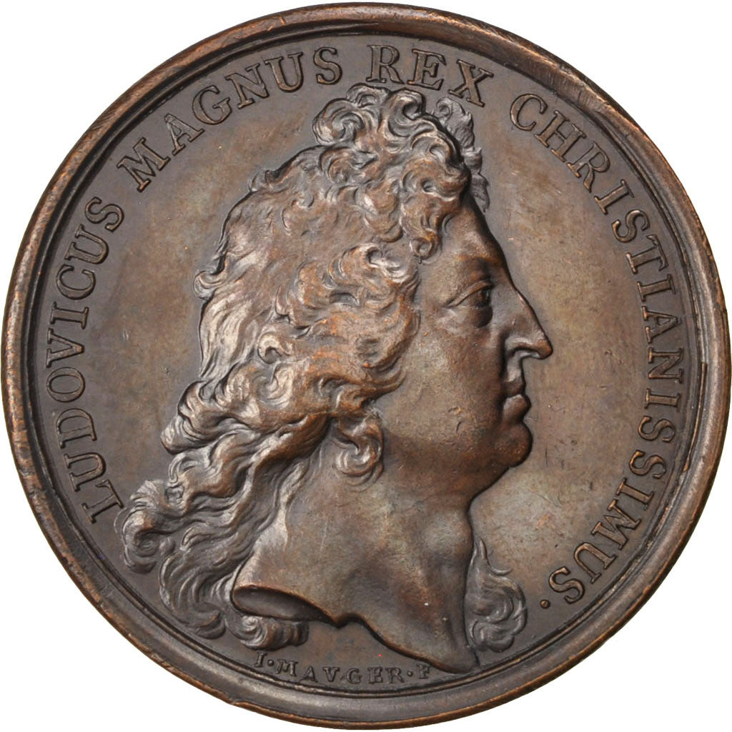 Louis XIV, Défaite de la flotte hollandaise près de Texel, Médaille, Divo 263