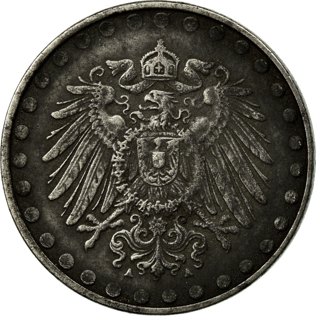 Coin, GERMANY - EMPIRE, 10 Pfennig, 1917, Berlin, EF(40-45), Iron, KM:20