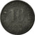 Moneda, ALEMANIA - IMPERIO, 10 Pfennig, 1918, BC+, Cinc, KM:26