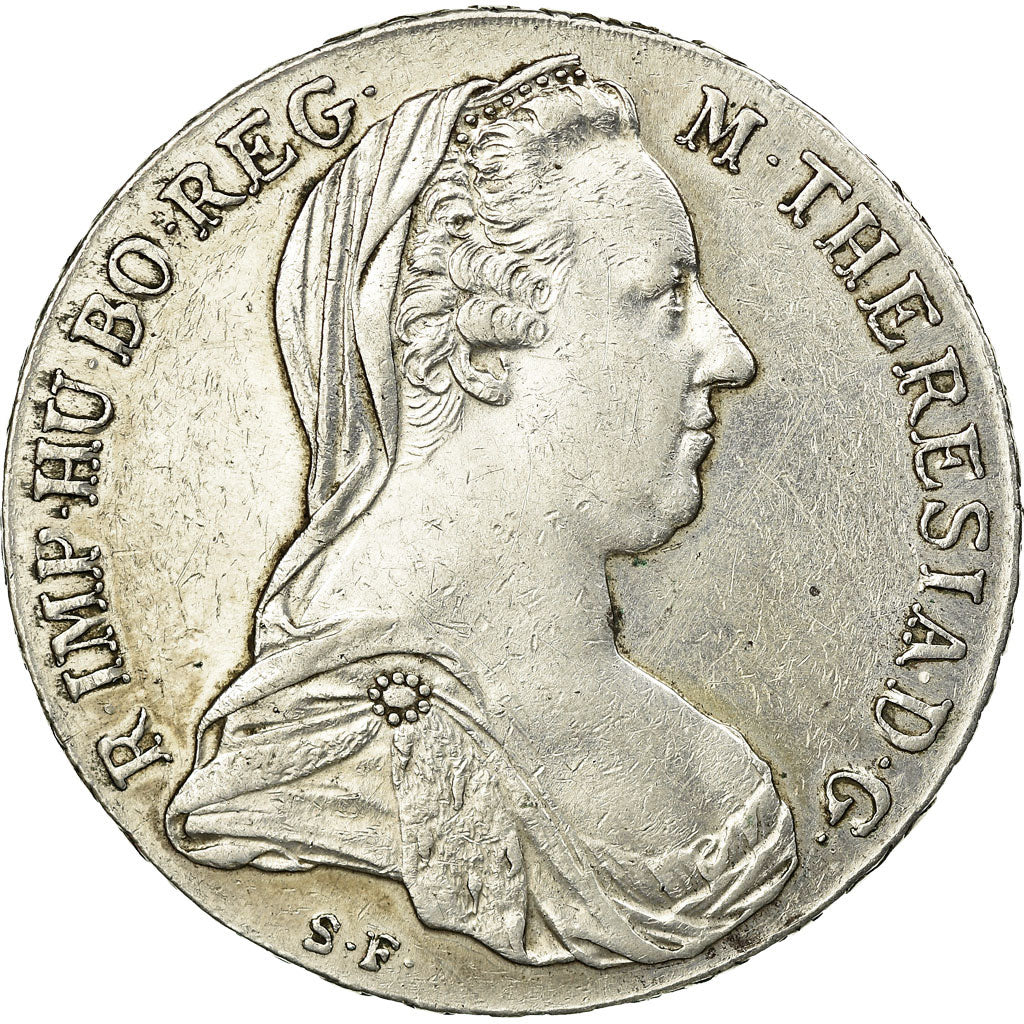 Moneta, Austria, Joseph II, Thaler, 1780, Official restrike, BB, Argento, KM:T1