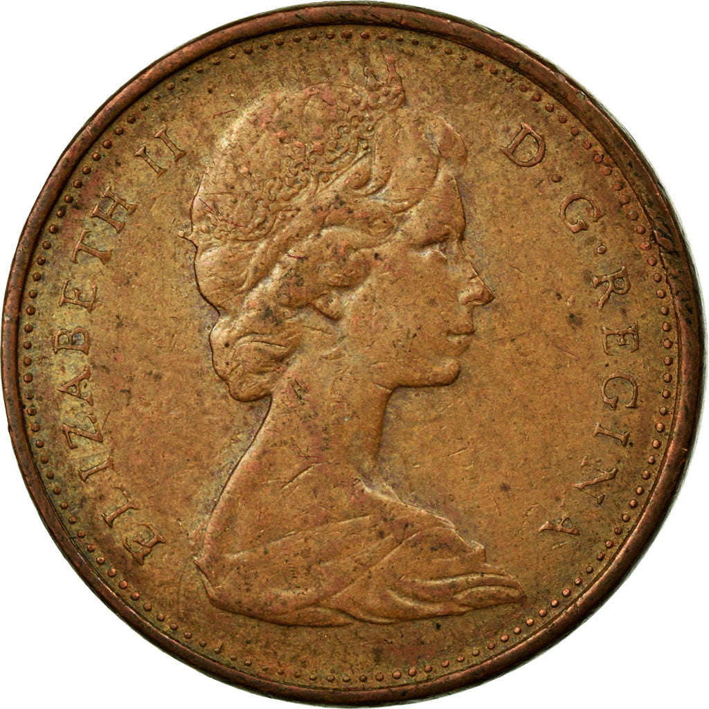 Coin, Canada, Elizabeth II, Cent, 1975, Royal Canadian Mint, Ottawa, VF(30-35)