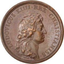 FRANCE, Politics, Society, War, Louis XIV, Medal, AU(50-53), Mauger, Copper,...
