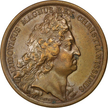 FRANCE, Politics, Society, War, Louis XIV, Medal, AU(50-53), Mauger, 41, Divo...
