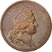 FRANCE, Politics, Society, War, Louis XIV, Medal, AU(55-58), Mauger, Copper,...
