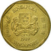Coin, Singapore, Dollar, 1989, British Royal Mint, EF(40-45), Aluminum-Bronze