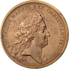 Francia, Medal, Louis XIV, Politics, Society, War, Mauger, SPL-, Rame, 41, Di...