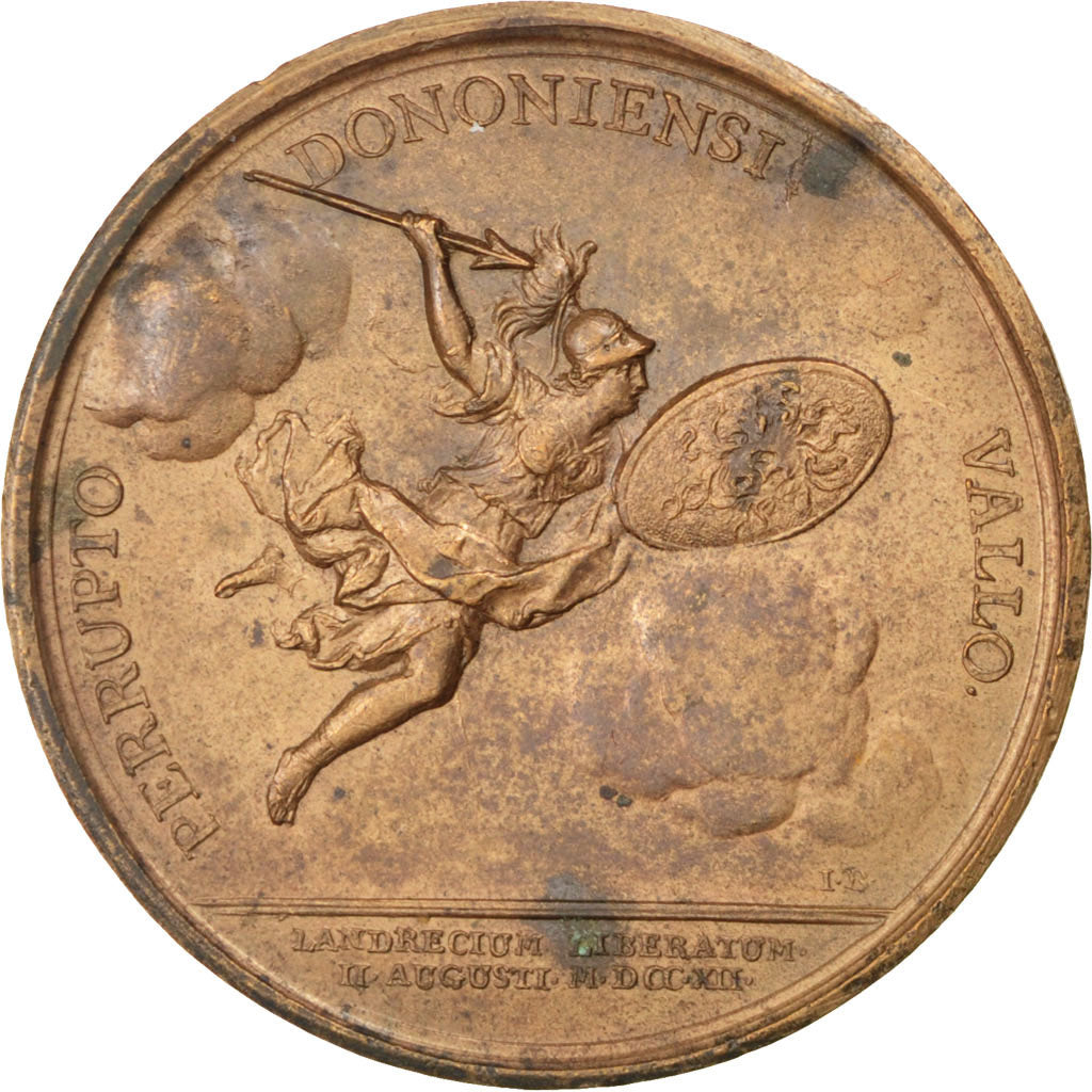 Francia, Medal, Louis XIV, Politics, Society, War, Mauger, SPL-, Rame, 41, Di...